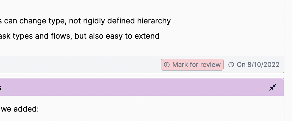 Review request in extension